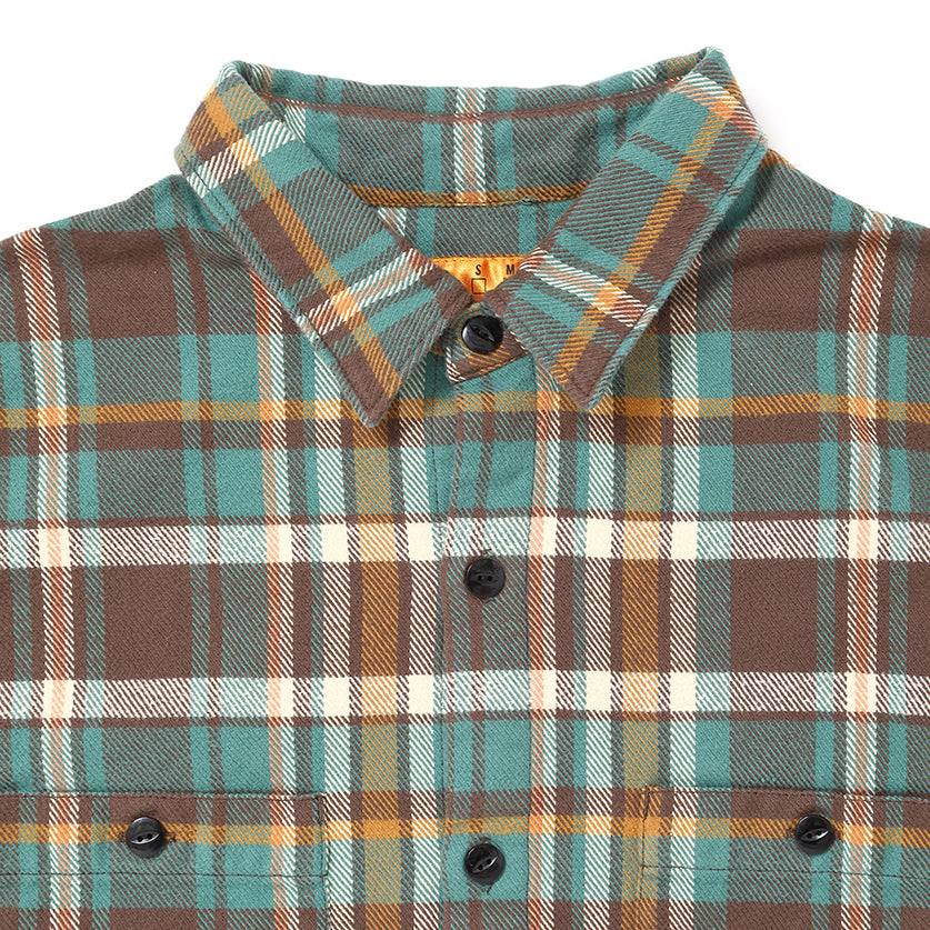 CHALLENGER 　PLAID FLANNEL SHIRT　Lサイズ PLAID FLANNEL SHIRT – CHALLENGER
