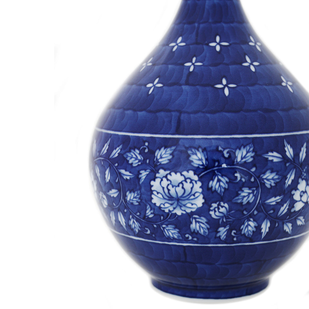 源右衛門　祥瑞風紋　花瓶 源右衛門窯 GEN-EMON KILN / FLOWER VASE – CHALLENGER