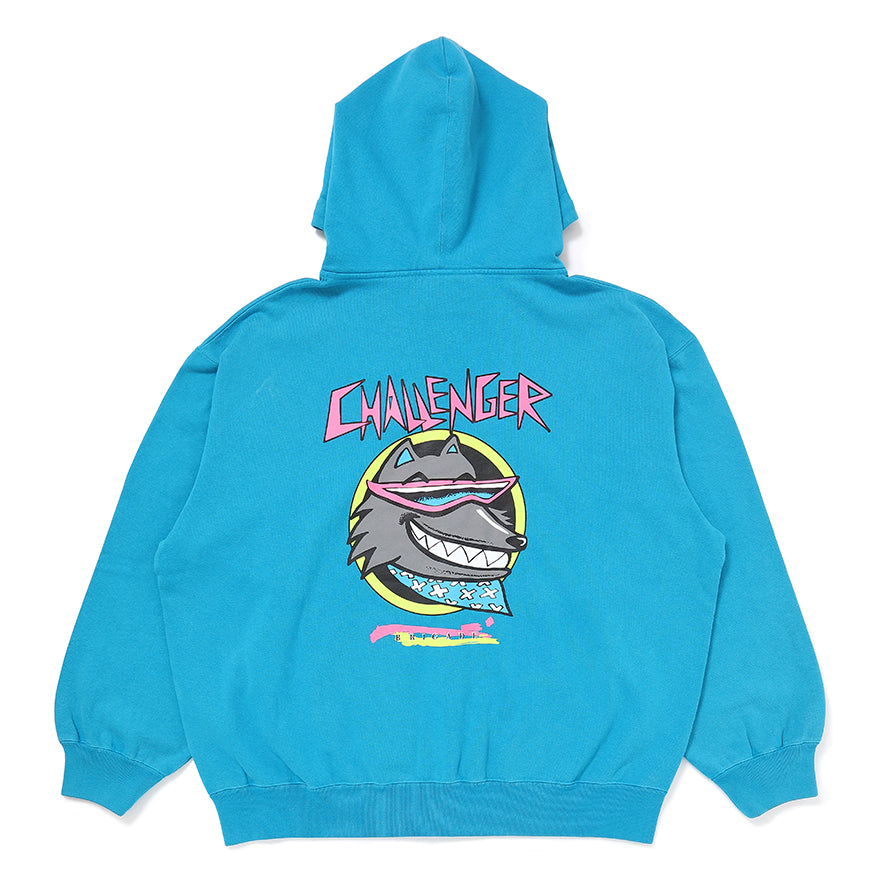 NEON WOLF ZIP HOODIE – CHALLENGER