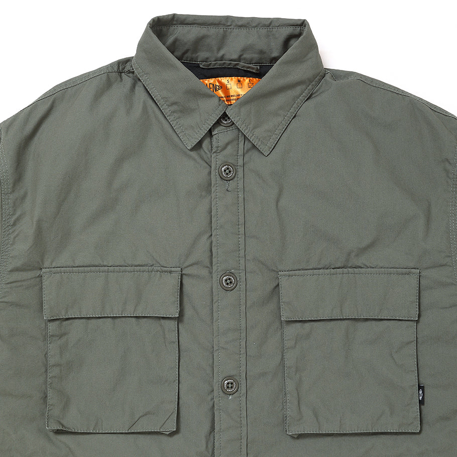 challenger ミリタリーシャツ　サイズM カーキ色 LINING MILITARY SHIRT – CHALLENGER
