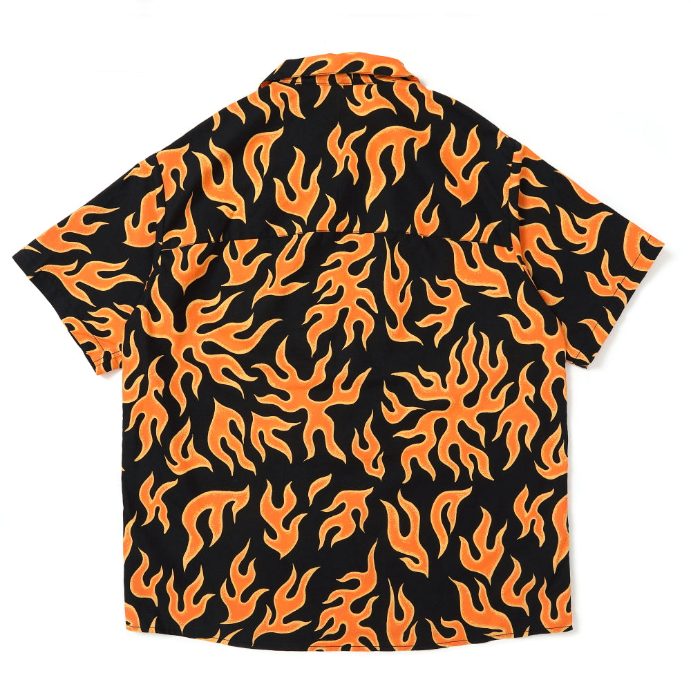 トップス CHALLENGER S/S FIRE SHIRT S/S FIRE SHIRT – CHALLENGER