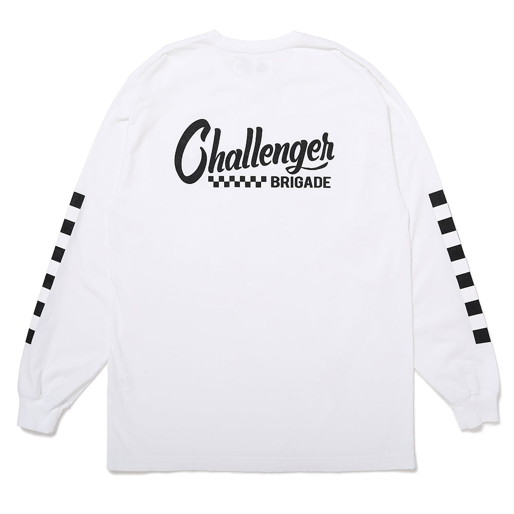 L/S CHECKER TEE – CHALLENGER L/S CHECKER TEE – CHALLENGER