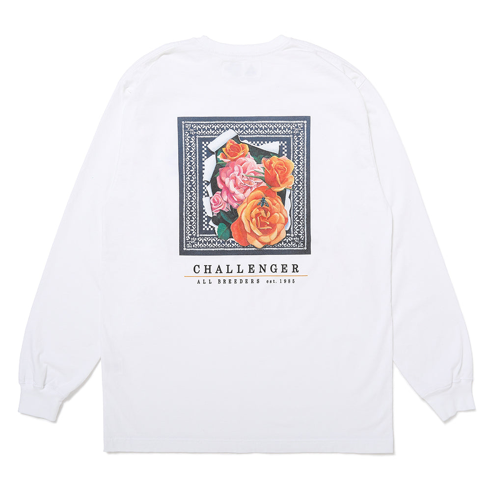 L/S ROSE BANDANA TEE – CHALLENGER