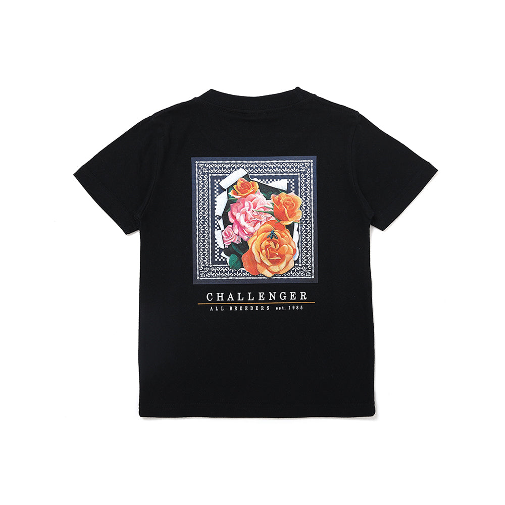 CHALLENGER L/S ROSE BANDANA TEE （BLACK） - 東海地方 三重県
