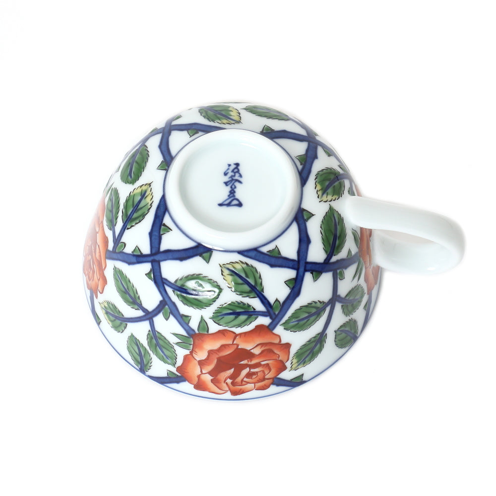 源右衛門窯 GEN-EMON KILN / CUP & SAUCER -ROSE- – CHALLENGER