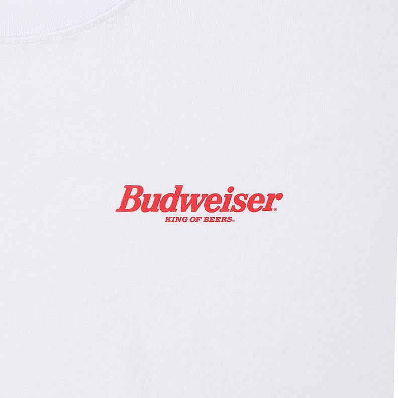 サイズM HAROSHI BUDWEISER CHALLENGER Tシャツ 白 HAROSHI×Budweiser×CHALLENGER Tシャツ ホワイト M - メルカリ