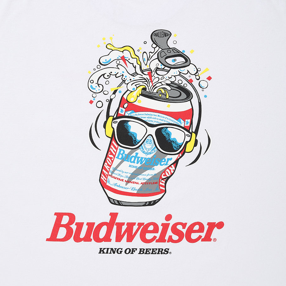 HAROSHI X BUDWEISER X CHALLENGER Tシャツ L サイズL HAROSHI BUDWEISER CHALLENGER Tシャツ 白 - メルカリ