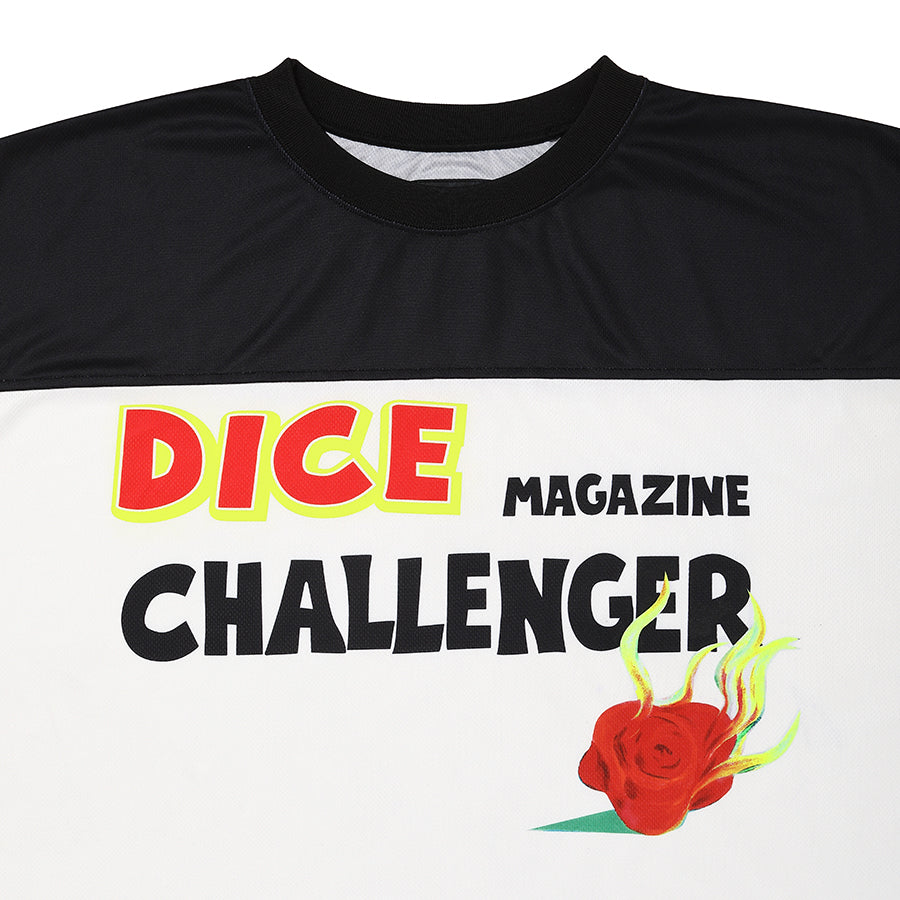 DicE Magazine x CHALLENGER / L/S DRY DicE TEE