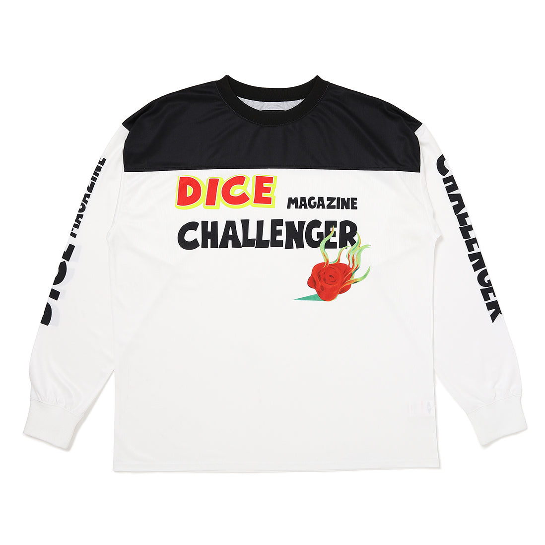 DicE Magazine x CHALLENGER / L/S DRY DicE TEE