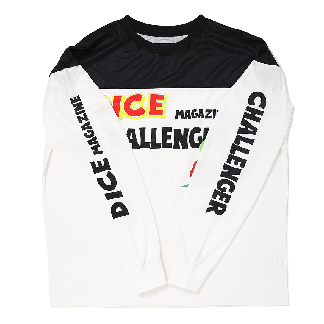 DicE Magazine x CHALLENGER / L/S DRY DicE TEE