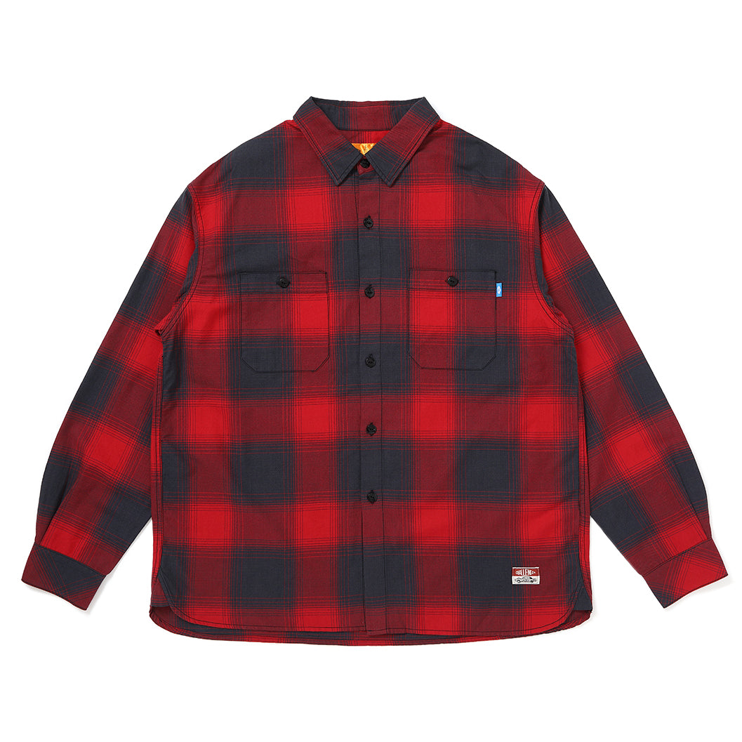 チャレンジャー CHALLENGER SHADOW PRAID SHIRT L/S SHADOW CHECK SHIRT – CHALLENGER