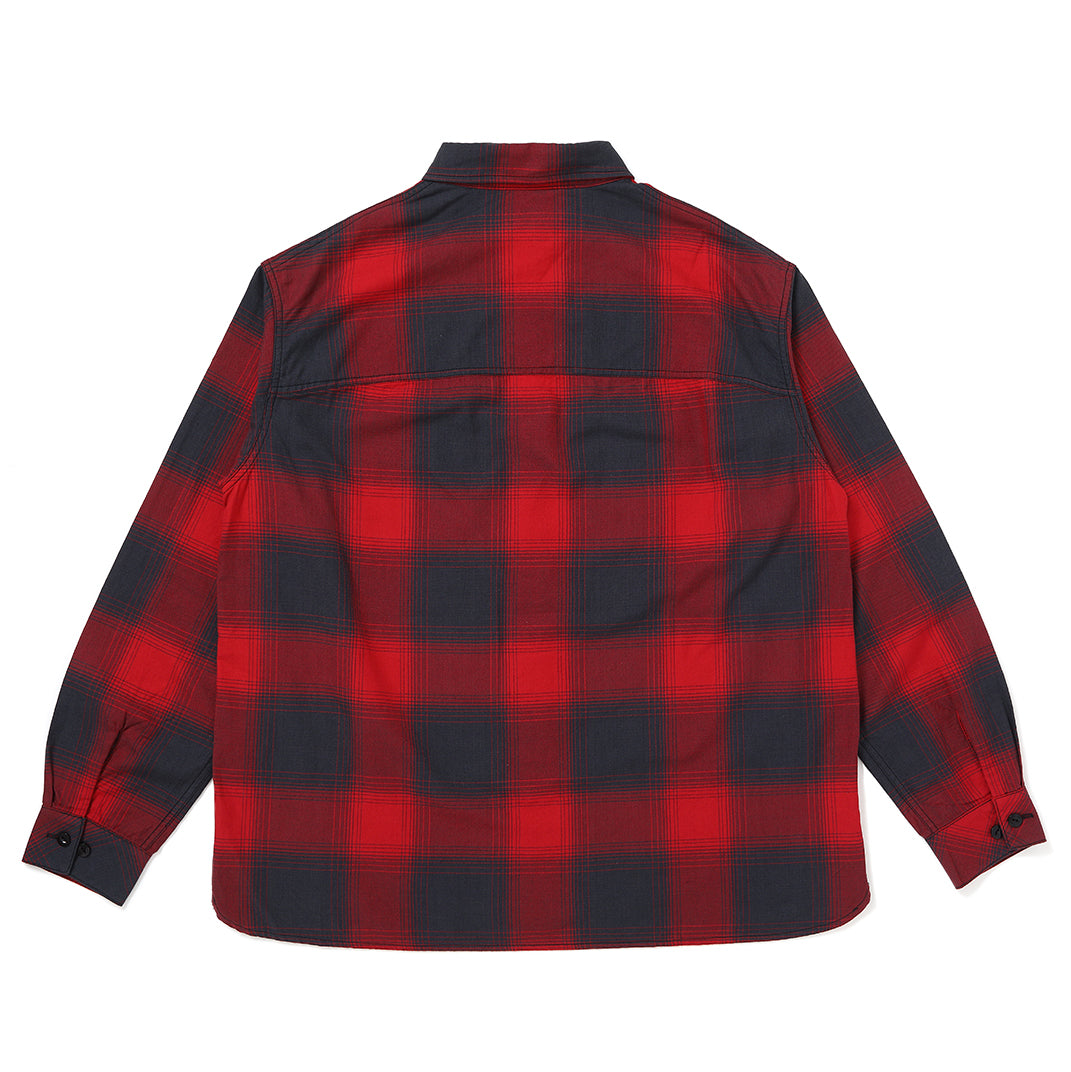 トップス 26ss CHALLENGER L/S SHADOW CHECK SHIRT L/S SHADOW CHECK SHIRT – CHALLENGER