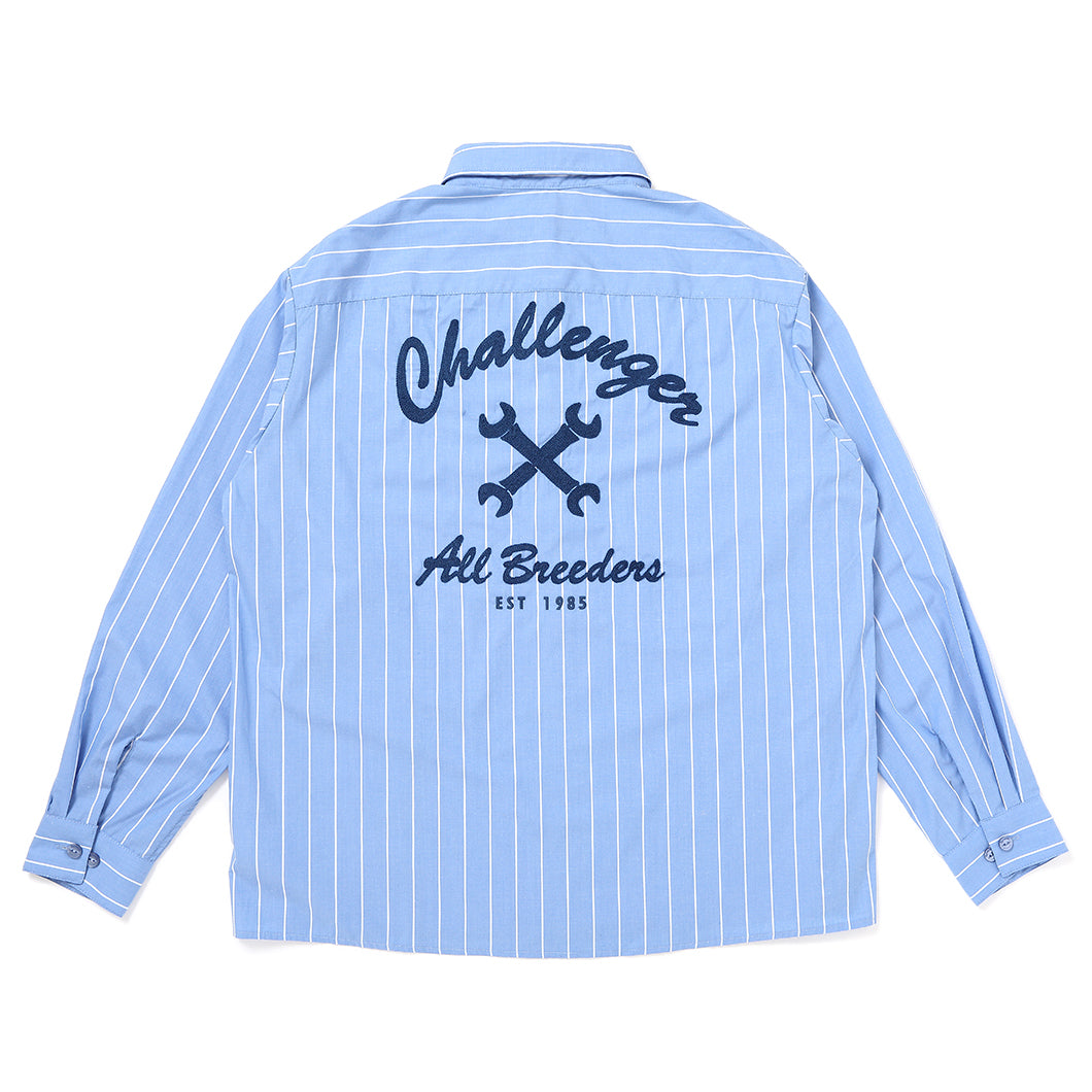 L/S STRIPE MECHANIC SHIRT – CHALLENGER
