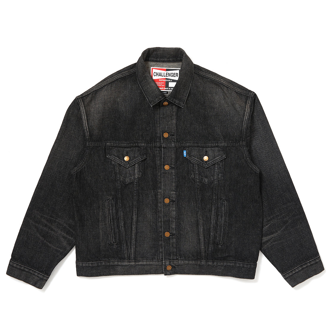 【CHALLENGER】 ✴︎Black washed Denim ✴︎S CLASSIC WASHED DENIM JACKET – CHALLENGER