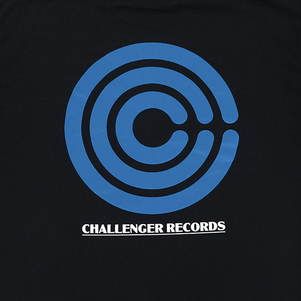 CHALLENGER RECORDS BACK LOGO TEE