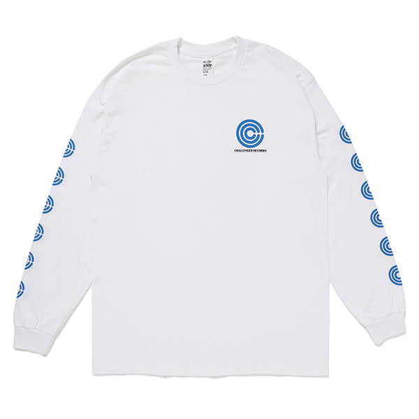 CHALLENGER　L/S RECORDS TEE　WHITE L/S RECORDS TEE – CHALLENGER