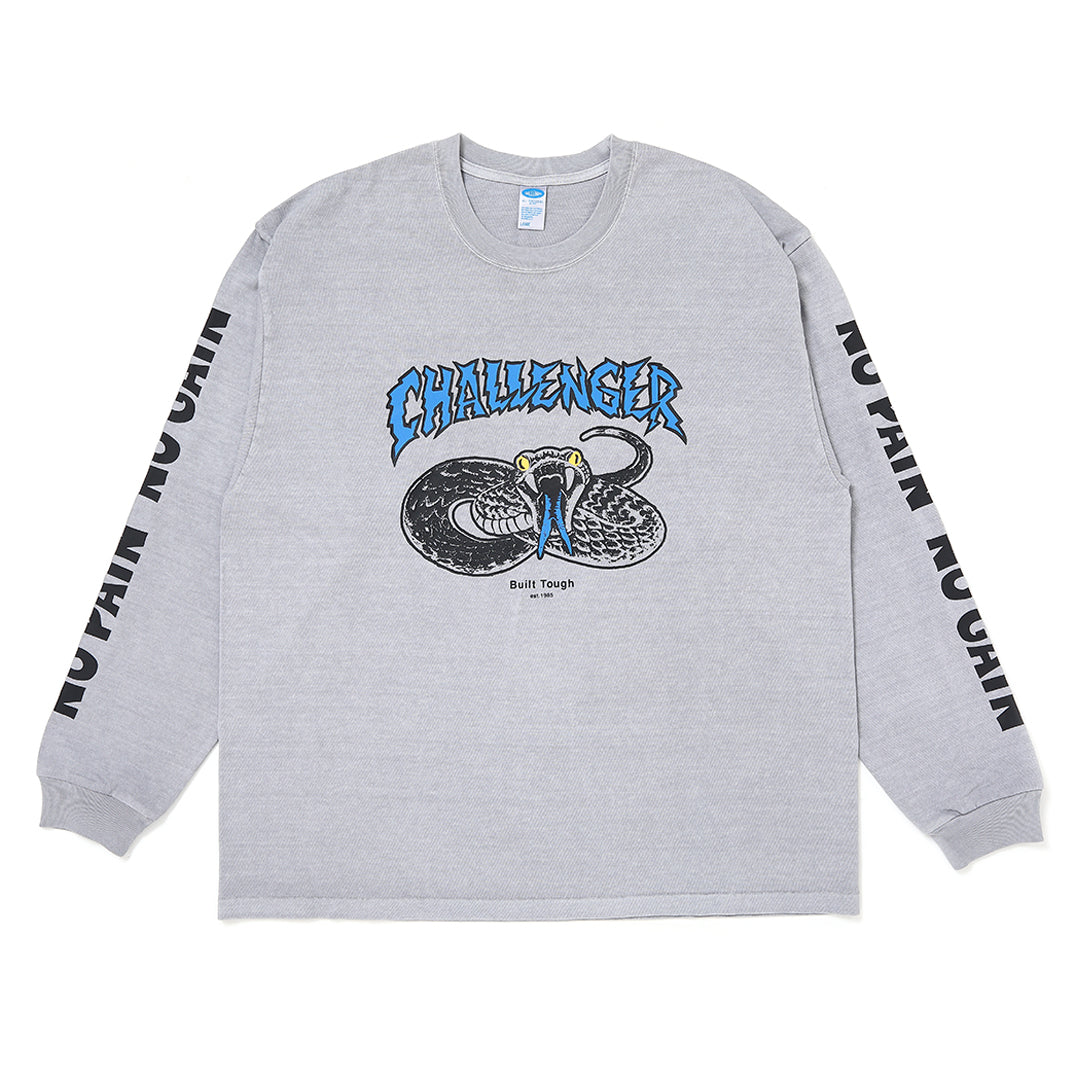 L/S PIGMENT SNAKE TEE – CHALLENGER
