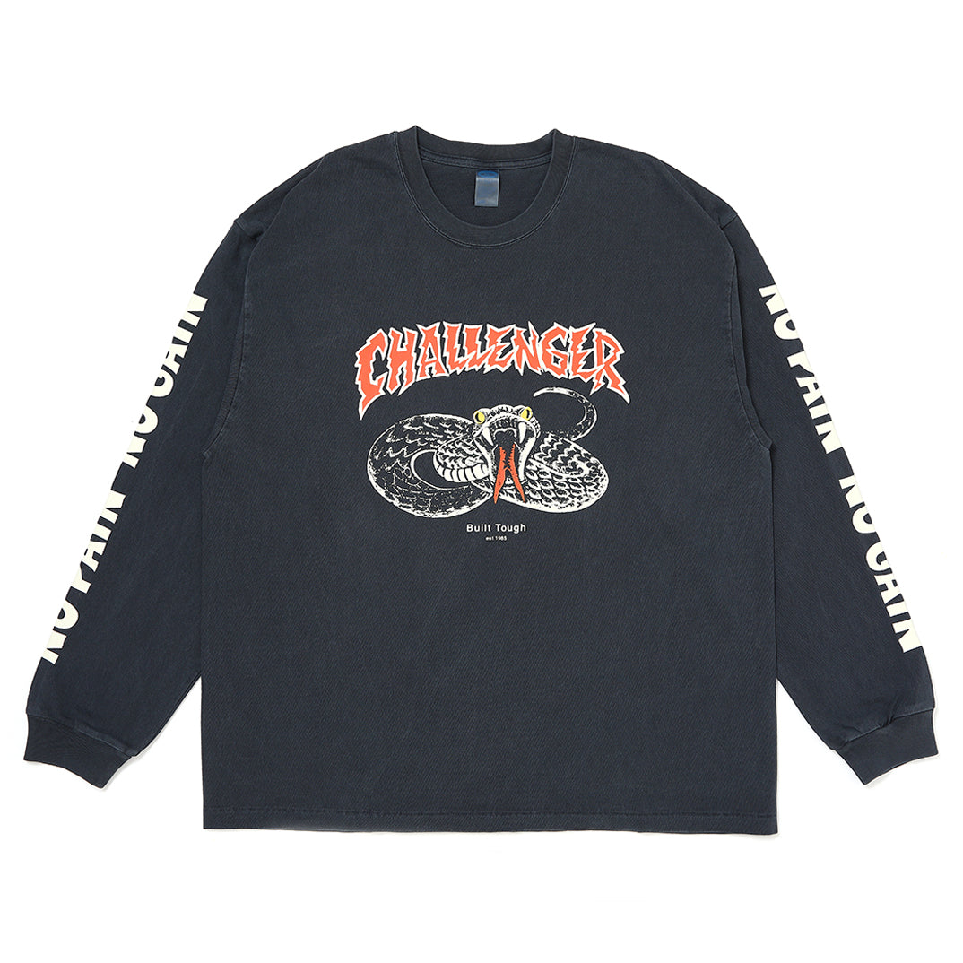 L/S PIGMENT SNAKE TEE – CHALLENGER