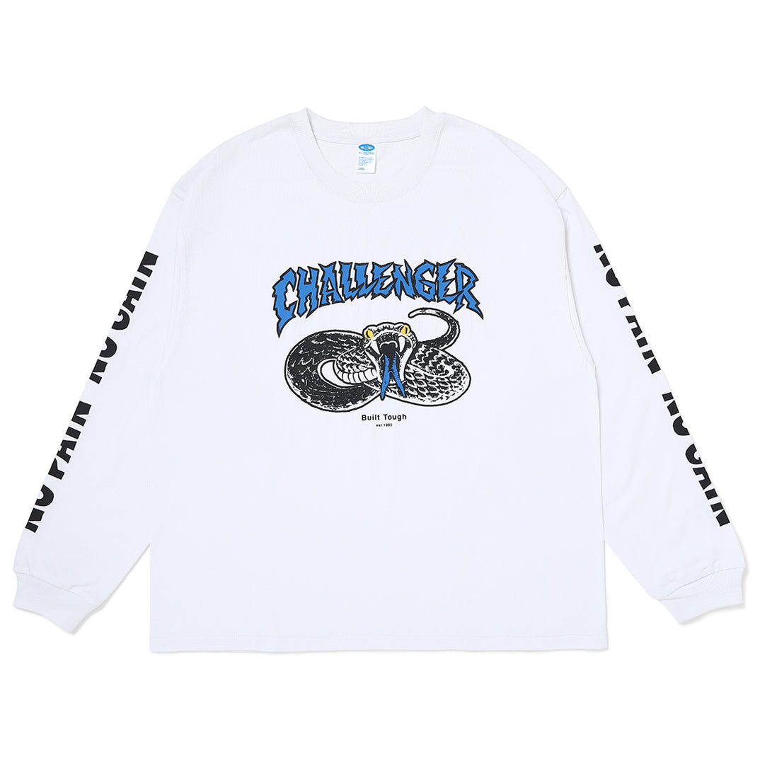 L/S PIGMENT SNAKE TEE – CHALLENGER