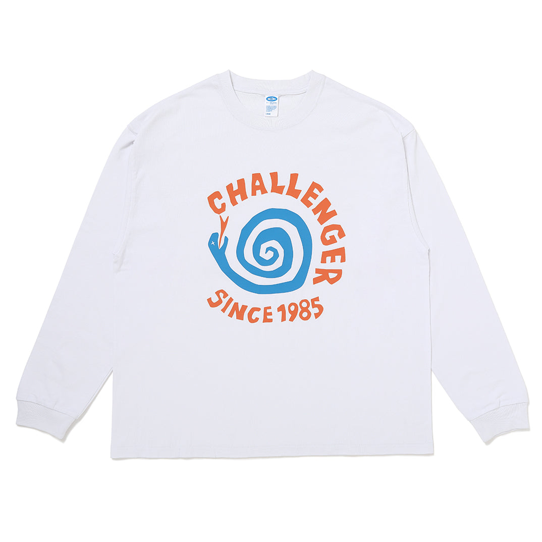 L/S PIGMENT SPIRAL SNAKE TEE – CHALLENGER